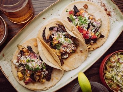 Tacos on a plate Tacos on a plate